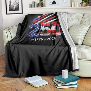 250th Anniversary USA Throw Blanket Patriotic 250 Years American 4th July 1776 2026 TS10 Print Your Wear