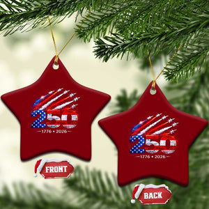 250th Anniversary USA Ceramic Ornament Patriotic 250 Years American 4th July 1776 2026 TS10 Print Your Wear