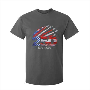 250th Anniversary USA T Shirt For Kid Patriotic 250 Years American 4th July 1776 2026 TS10 Dark Heather Print Your Wear