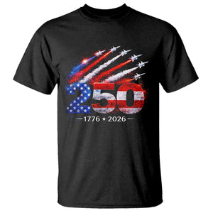 250th Anniversary USA T Shirt Patriotic 250 Years American 4th July 1776 2026 TS10 Black Print Your Wear