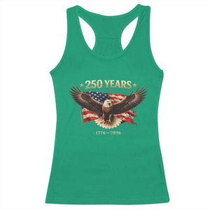 250 Years USA Racerback Tank Top Patriotic Eagle America Flag 250th Anniversary 1776 2026 TS10 Irish Green Print Your Wear