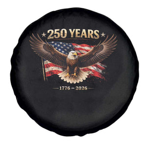 250 Years USA Spare Tire Cover Patriotic Eagle America Flag 250th Anniversary 1776 2026 TS10 Print Your Wear