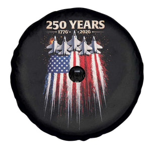 250 Years Anniversary Spare Tire Cover Usa American Flag 1776 2026 Patriotic Independence Day 4th July TS10 Print Your Wear