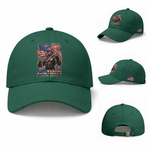 Bigfoot 250th Anniversary Baseball Cap USA Independence 250 Years Of Freedom 1776 2026 Patriotic Flag TS10 Baseball Cap Universal Fit Irish Green Print Your Wear