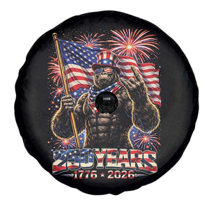 Bigfoot 250th Anniversary Spare Tire Cover USA Independence 250 Years Of Freedom 1776 2026 Patriotic Flag TS10 Print Your Wear