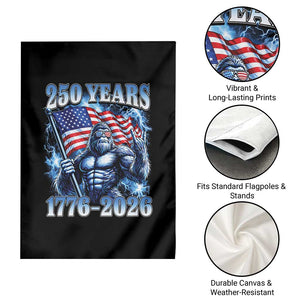 Bigfoot 250th Anniversary America Garden Flag 250 Years Of Freedom 4th July 1776 2026 Patriotic Flag TS10 Print Your Wear