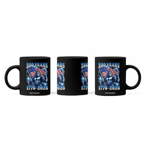 Bigfoot 250th Anniversary America Coffee Mug 250 Years Of Freedom 4th July 1776 2026 Patriotic Flag TS10 Print Your Wear