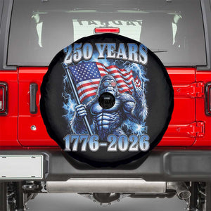 Bigfoot 250th Anniversary America Spare Tire Cover 250 Years Of Freedom 4th July 1776 2026 Patriotic Flag TS10 Black Print Your Wear