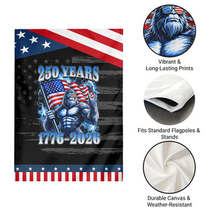 Bigfoot 250th Anniversary America Patriotic Garden Flag 250 Years Of Freedom 4th July 1776 2026 Patriotic Flag TS10 Print Your Wear