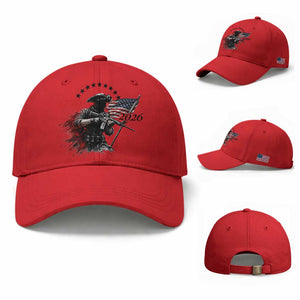250 Years Anniversary Yankee Spirit Baseball Cap 1776 2026 Patriotic Tactical Minuteman Independence Day 4th July US Flag TS10 Baseball Cap Universal Fit Red Print Your Wear