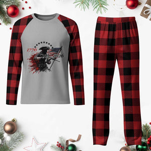 250 Years Anniversary Yankee Spirit Plaid Pajama Set 1776 2026 Patriotic Tactical Minuteman Independence Day 4th July US Flag TS10 Buffalo Plaid Print Your Wear