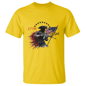 250 Years Anniversary Yankee Spirit T Shirt 1776 2026 Patriotic Tactical Minuteman Independence Day 4th July US Flag TS10 Daisy Print Your Wear