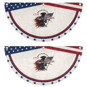 250 Years Anniversary Yankee Spirit Patriotic Fan Flag 1776 2026 Tactical Minuteman Independence Day 4th July US Flag