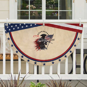 250 Years Anniversary Yankee Spirit Patriotic Fan Flag 1776 2026 Tactical Minuteman Independence Day 4th July US Flag
