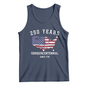 USA 250th Anniversary Tank Top United States Semiquincentennial 1776 2026 Patriotic Independence Day TS10 Navy Print Your Wear