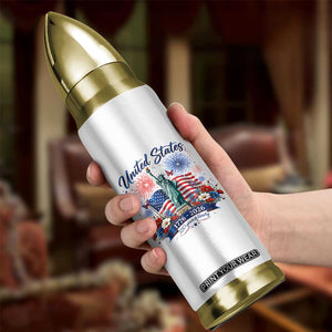250th Anniversary USA Bullet Tumbler Patriotic Liberty Floral 250 Years American 4th July 1776 2026 TS10 Print Your Wear
