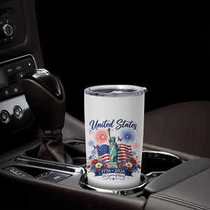 250th Anniversary USA Tumbler Cup Patriotic Liberty Floral 250 Years American 4th July 1776 2026 TS10 Print Your Wear