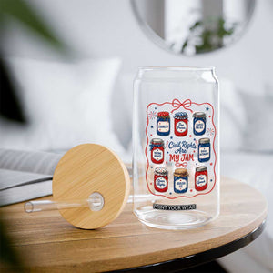 Civil Rights Are My Jam Glass Can Liberal Values 4th Of July Equal Rights Feminist LGBT Ally