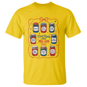 Civil Rights Are My Jam T Shirt Liberal Values 4th Of July Equal Rights Feminist LGBT Ally