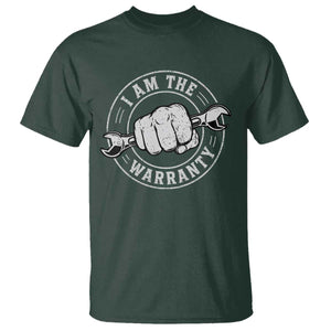 I Am The Warranty Mechanic T Shirt Car Repair Guy Funny Handyman Distressed Graphic