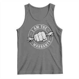I Am The Warranty Mechanic Tank Top Car Repair Guy Funny Handyman Distressed Graphic