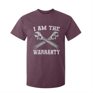 I Am The Warranty Mechanic T Shirt For Kid Car Repair Funny Handyman Distressed Graphic