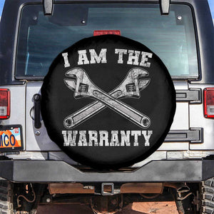 I Am The Warranty Mechanic Spare Tire Cover Car Repair Funny Handyman Distressed Graphic
