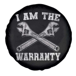 I Am The Warranty Mechanic Spare Tire Cover Car Repair Funny Handyman Distressed Graphic