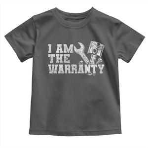 I Am The Warranty Toddler T Shirt Race Car Parts Repair Guy Funny Mechanic