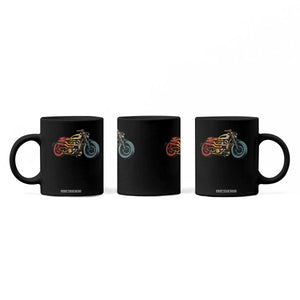 Vintage Motorcycle Coffee Mug Retro Rider Graphic Motorcycle Enthusiasts Bikers Club TS10 Print Your Wear