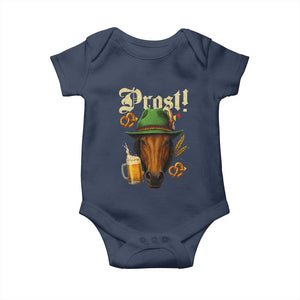 Oktoberfest Horse Baby Onesie German Octoberfest Beer Prost Drinking TS10 Navy Print Your Wear