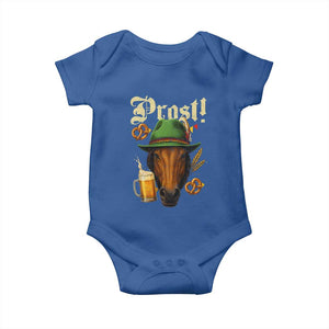 Oktoberfest Horse Baby Onesie German Octoberfest Beer Prost Drinking TS10 Royal Blue Print Your Wear