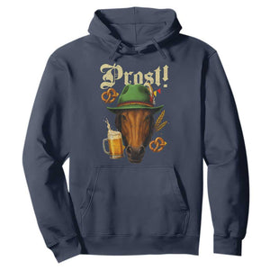 Oktoberfest Horse Hoodie German Octoberfest Beer Prost Drinking TS10 Navy Print Your Wear