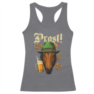 Oktoberfest Horse Racerback Tank Top German Octoberfest Beer Prost Drinking TS10 Charcoal Print Your Wear