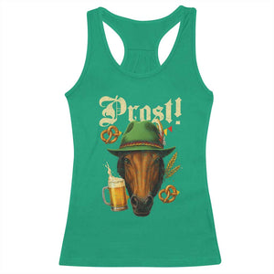 Oktoberfest Horse Racerback Tank Top German Octoberfest Beer Prost Drinking TS10 Irish Green Print Your Wear
