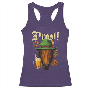 Oktoberfest Horse Racerback Tank Top German Octoberfest Beer Prost Drinking TS10 Purple Print Your Wear