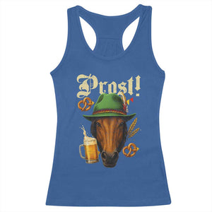 Oktoberfest Horse Racerback Tank Top German Octoberfest Beer Prost Drinking TS10 Royal Blue Print Your Wear