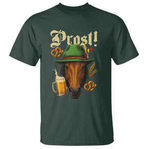 Oktoberfest Horse T Shirt German Octoberfest Beer Prost Drinking TS10 Dark Forest Green Print Your Wear