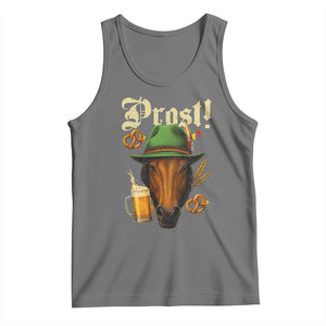 Oktoberfest Horse Tank Top German Octoberfest Beer Prost Drinking TS10 Black Heather Print Your Wear