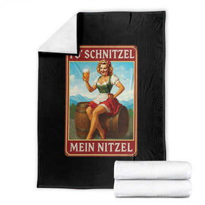 Funny Oktoberfest Throw Blanket German Octoberfest Matching Drinking Beer Pun Up Girl TS10 Black Print Your Wear