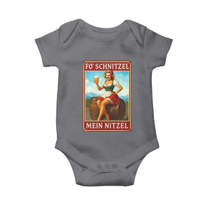 Funny Oktoberfest Baby Onesie German Octoberfest Matching Drinking Beer Pun Up Girl TS10 Charcoal Print Your Wear