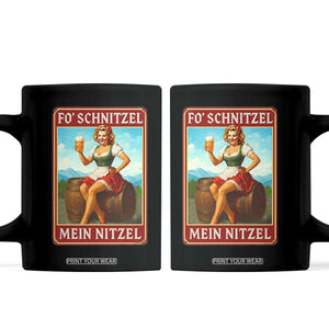 Funny Oktoberfest Coffee Mug German Octoberfest Matching Drinking Beer Pun Up Girl TS10 Black Print Your Wear
