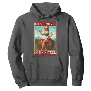 Funny Oktoberfest Hoodie German Octoberfest Matching Drinking Beer Pun Up Girl TS10 Dark Heather Print Your Wear