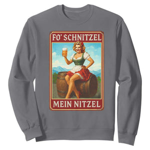 Funny Oktoberfest Sweatshirt German Octoberfest Matching Drinking Beer Pun Up Girl TS10 Charcoal Print Your Wear