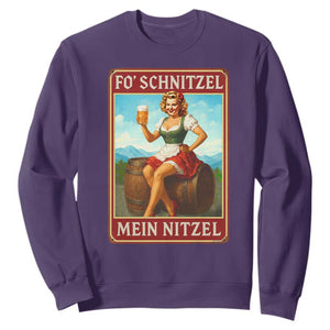 Funny Oktoberfest Sweatshirt German Octoberfest Matching Drinking Beer Pun Up Girl TS10 Purple Print Your Wear