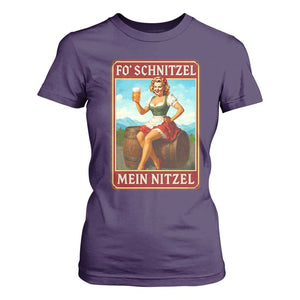 Funny Oktoberfest T Shirt For Women German Octoberfest Matching Drinking Beer Pun Up Girl TS10 Purple Print Your Wear