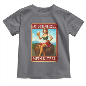 Funny Oktoberfest Toddler T Shirt German Octoberfest Matching Drinking Beer Pun Up Girl TS10 Charcoal Print Your Wear