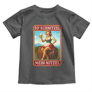 Funny Oktoberfest Toddler T Shirt German Octoberfest Matching Drinking Beer Pun Up Girl TS10 Dark Heather Print Your Wear