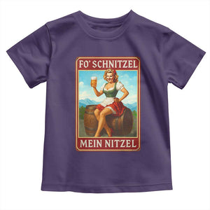 Funny Oktoberfest Toddler T Shirt German Octoberfest Matching Drinking Beer Pun Up Girl TS10 Purple Print Your Wear