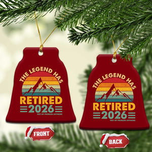 Retired 2026 Not My Problem Anymore Ceramic Ornament Vintage Retirement Gift TS10 Print Your Wear